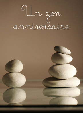 zen joyeux anniversaire carte anniversaire femme Carte Un Zen Anniversaire Envoyer Une Carte Anniversaire Des 0 99 Merci Facteur zen joyeux anniversaire carte anniversaire femme