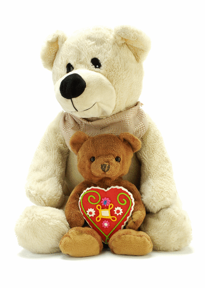 Carte Nounours Amoureux Envoyer Une Vraie Carte Saint Valentin Mignonne Des 0 99 Merci Facteur