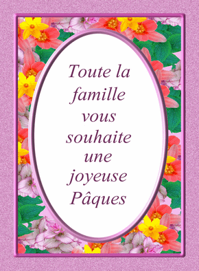 Carte Joyeuses Paques Vert Et Marron : Envoyer une Carte ...