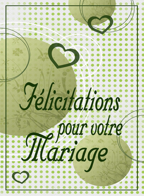 Carte Félicitations Pour Votre Mariage : Envoyer une Carte ...