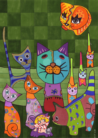 Carte Dessin De Chats Colores Envoyer Une Carte Chat Et Chaton Des 0 99 Merci Facteur Carte Dessin De Chats Colores Envoyer Une Carte Chat Et Chaton Des 0 99 Merci Facteur