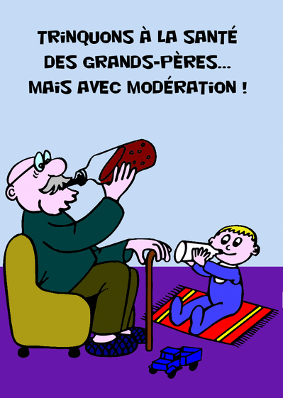 Carte A La Santé Des Grands-pères : Envoyer une Carte Fête 