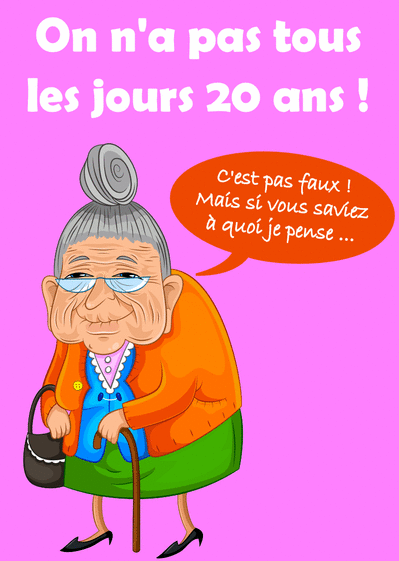 Carte On N A Pas Tous Les Jours Ans Envoyer Une Vraie Carte Anniversaire Humour Des 0 99 Merci Facteur