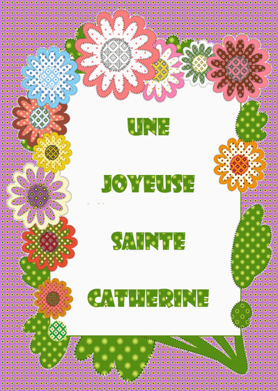 Carte Une Joyeuse Sainte Catherine : Envoyer une Carte 