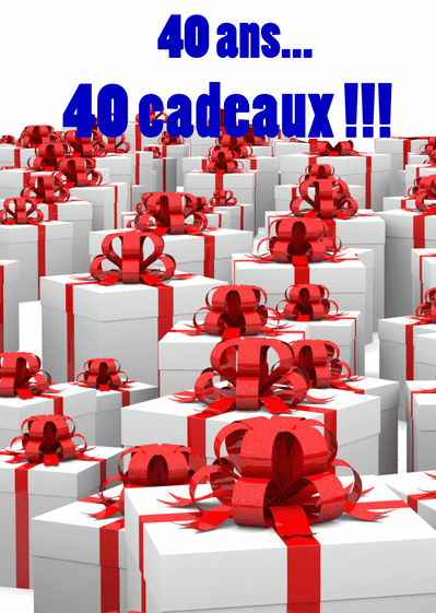Carte 40 Ans 40 Cadeaux Envoyer Une Carte Anniversaire 40 Ans Des 0 99 Merci Facteur Carte 40 Ans 40 Cadeaux Envoyer Une Carte Anniversaire 40 Ans Des 0 99 Merci Facteur