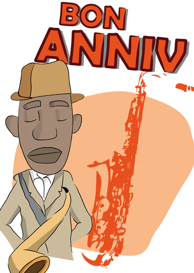 Carte Bon Anniversaire En Jazz Envoyer Une Vraie Carte D Anniversaire Musicale Des 0 99 Merci Facteur