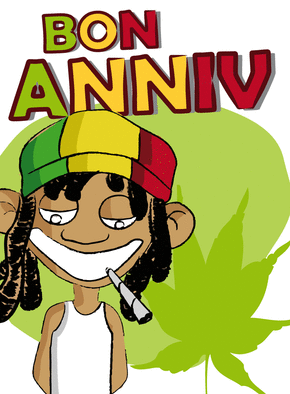 Carte Bon Anniversaire Reggae : Envoyer une Carte D'anniversaire ...