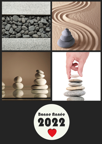 Carte Une Bonne Annee 22 Zen Et Sereine Envoyer Une Vraie Carte De Voeux Entreprise Batiment 22 Des 0 99 Merci Facteur