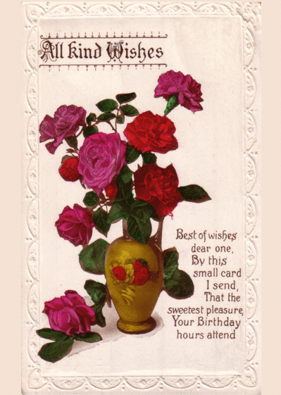 Carte All Kind Wishes Envoyer Une Vraie Carte D Anniversaire Ancienne En Anglais Des 0 99 Merci Facteur Carte All Kind Wishes Envoyer Une Vraie Carte D Anniversaire Ancienne En Anglais Des 0 99 Merci Facteur