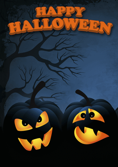 Carte Happy Halloween Des Vilaines Citrouilles : Envoyer une Carte Halloween  Pour Enfant dès 0,99€ - Merci facteur