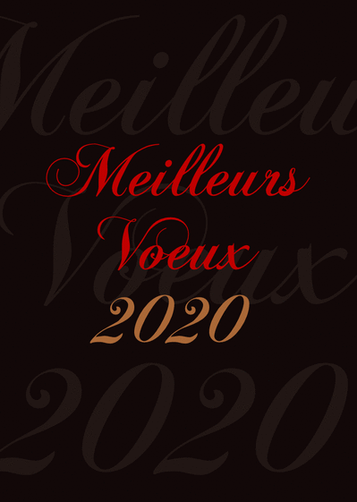 Carte Meilleurs Voeux Sur Fond Sombre : Envoyer une Carte 