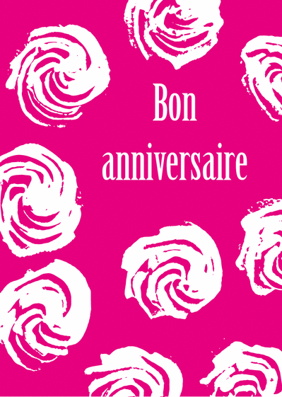 Carte Bon Anniversaire Et Tampons De Fleurs Envoyer Une Vraie Carte Anniversaire Fleurs Des 0 99 Merci Facteur