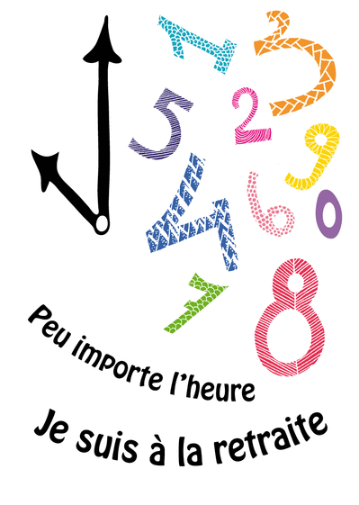Carte Peu Importe L Heure Je Suis A La Retraite Envoyer Une Vraie Carte Depart En Retraite Des 0 99 Merci Facteur