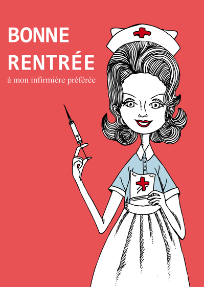 Carte Bonne Rentree A Mon Infirmiere Preferee Envoyer Une Vraie Carte De Septembre Et De La Rentree Des 0 99 Merci Facteur