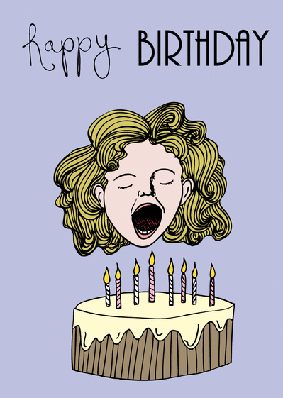 Carte Souffler Les Bougies Happy Birthday Envoyer Une Vraie Carte Anniversaire Enfant Des 0 99 Merci Facteur