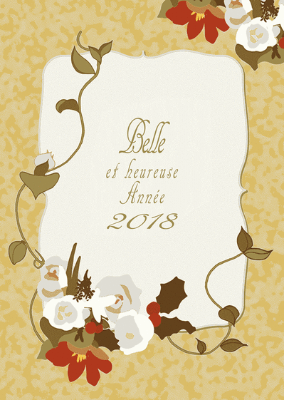 Carte Belle Et Heureuse Année : Envoyer une Carte De Voeux 