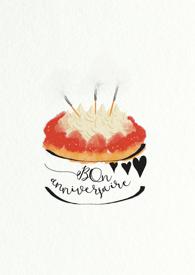 Carte Joyeux Anniversaire Dans Le Gateau Envoyer Une Vraie Carte Anniversaire Des 0 99 Merci Facteur