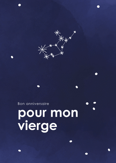 Carte Anniversaire De Mon Vierge Envoyer Une Vraie Carte Anniversaire Horoscope Des 0 99 Merci Facteur