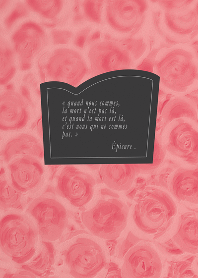 Carte Quand Nous Sommes La Mort N Est Pas La Envoyer Une Vraie Carte Condoleances Citation Des 0 99 Merci Facteur