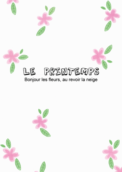 Carte Bonjour Les Fleurs Au Revoir La Neige Envoyer Une Vraie Carte De Mars Des 0 99 Merci Facteur