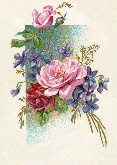 Carte de Juin, envoyer cette carte jolies fleurs de juin 