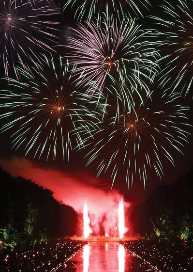 heureux 4 juillet feux d'artifice célébration feu d'artifice