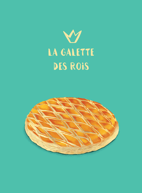 carte Savourez une délicieuse galette des rois 