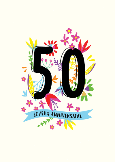 Clipart Gratuit Anniversaire 50 Ans