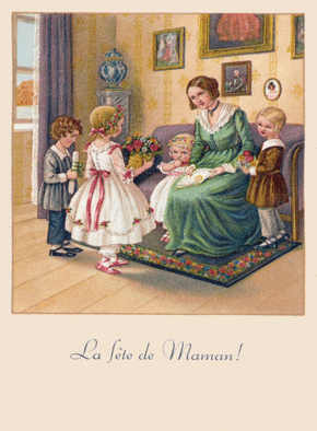 Carte Ancienne Bonne Fête Maman Jolies Roses : Envoyer une ...
