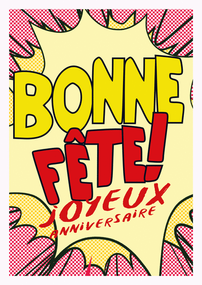 Carte Bonne Fete Joyeux Anniversaire Rouge Envoyer Une Vraie Carte Anniversaire 18 Ans Des 0 99 Merci Facteur