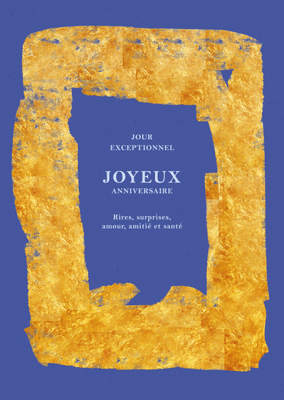 Carte Joyeux Anniversaire Encadre De Dore Envoyer Une Vraie Carte Anniversaire Des 0 99 Merci Facteur