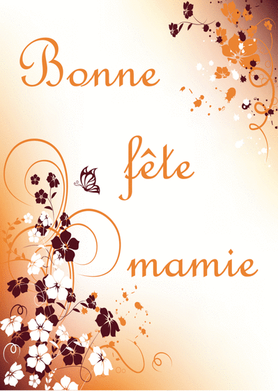 Carte Bonne Fete Mamie Automne : Envoyer une Carte Fête 