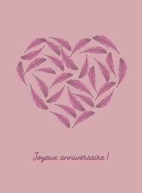 Joyeux anniversaire de plumes