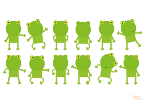 La danse des 12 grenouilles