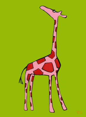 La girafe rose