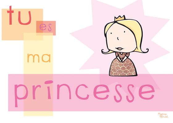 Carte Ma Princesse D Amour Envoyer Une Vraie Carte Saint Valentin Mignonne Des 0 99 Merci Facteur