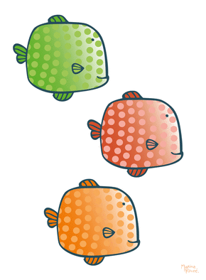 Les poissons en ballage