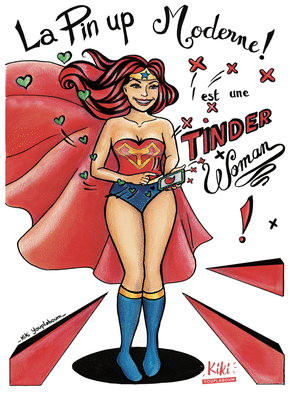 La pin up moderne est une tinder woman