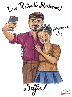 Les retrait&eacute;s modernes et les selfies