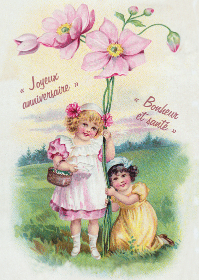 Cartes Anniversaire Anciennes Envoyer Une Carte Anniversaire Ancienne Des 0 99