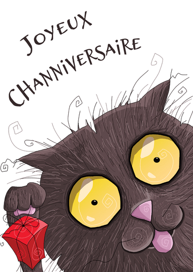 Carte Joyeux Anniversaire Chat Rigolo Envoyer Une Carte Anniversaire Chat Des 0 99 Merci Facteur