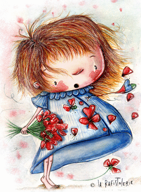 Un joli bouquet de fleurs rouges