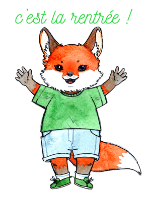 C`est la rentr&eacute;e petit renard