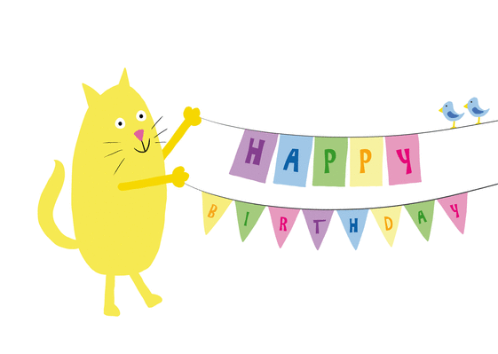 Carte Le Chat Et Sa Banderole Happy Birthday Envoyer Une Carte Anniversaire Enfant Des 0 99 Merci Facteur Carte Le Chat Et Sa Banderole Happy Birthday Envoyer Une Carte Anniversaire Enfant Des 0 99 Merci Facteur