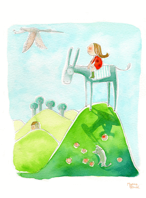 Ballade &agrave; dos d`&acirc;ne