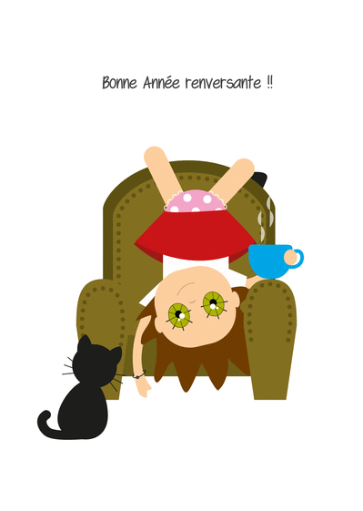 Carte Bonne Annee 22 Renversante Envoyer Une Vraie Carte De Voeux Humour 22 Des 0 99 Merci Facteur