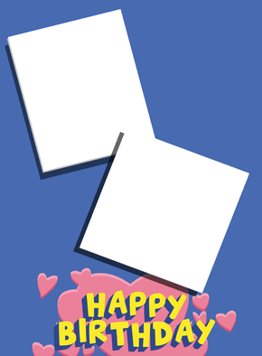 Polaro&iuml;des d`anniversaire girly