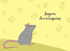 Joyeux anniversaire petite souris