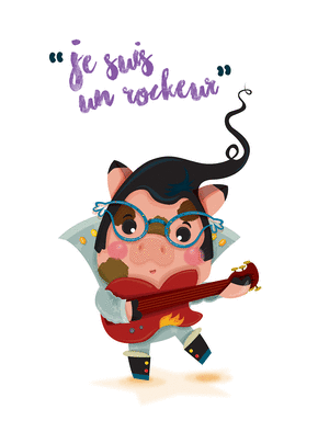Je suis un cochon rockeur