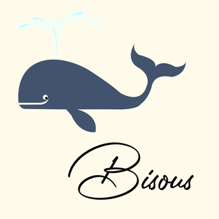 Bisous avec une belle baleine